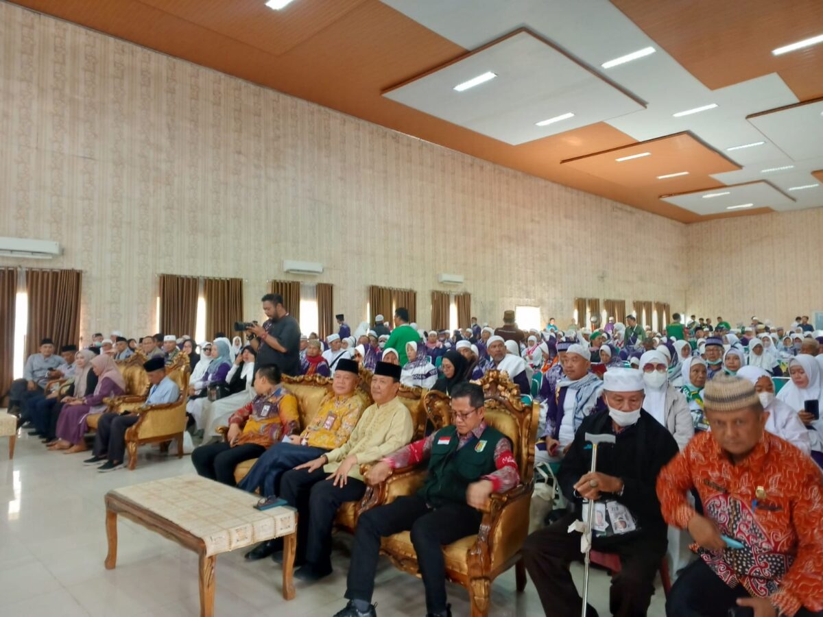 Para Jamaah Haji Kabupaten Lampung Barat yang telah kembali ke tanah air, Jumat 19 Juli 2024.