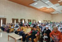 Para Jamaah Haji Kabupaten Lampung Barat yang telah kembali ke tanah air, Jumat 19 Juli 2024. 