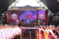 Festival Budaya Sekala Bekhak ke 10 Lampung Barat, Minggu 21 Juli 2024.