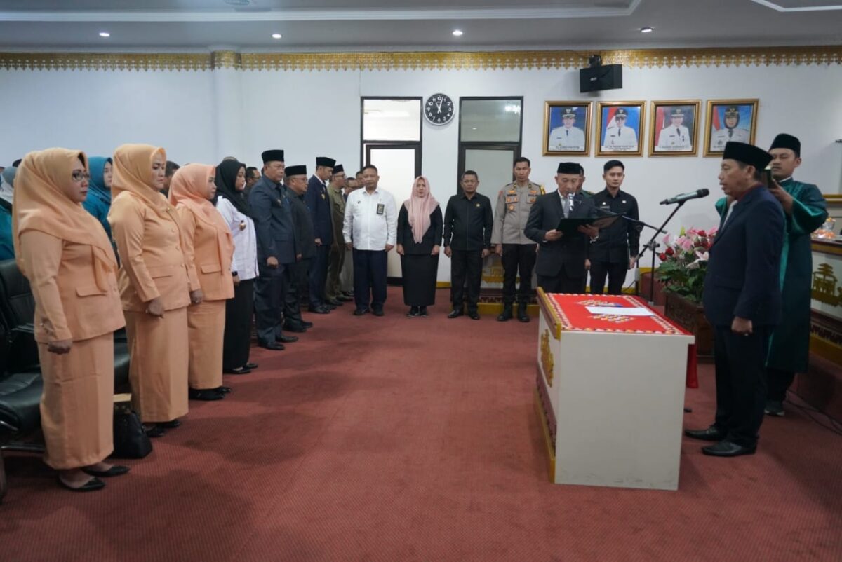 Pelantikan Pj Sekda Tangamus, Suaidi oleh Pj Bupati Mulyadi Irsan, Senin, 22 Juli 2024. 