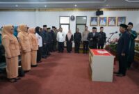 Pelantikan Pj Sekda Tangamus, Suaidi oleh Pj Bupati Mulyadi Irsan, Senin, 22 Juli 2024. 