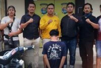 Tersangka dan barang bukti yang berhasil diamankan tim gabungan, Selasa 30 Juli 2024. Foto : Polres Tanggamus.