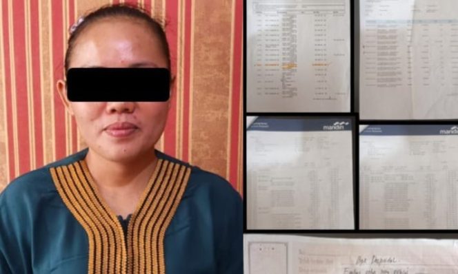 Kolase foto tersangka AIP dan barang bukti yang diamankan polisi | Dok. Polres Metro Lampung.