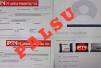 Dokumen BKP dan Kwitansi yang dipalsukan serta nomor handphone pemesan, Kamis 1 Juli 2024 | Dok. Asrul Ariski/Media Prioritastv.com.