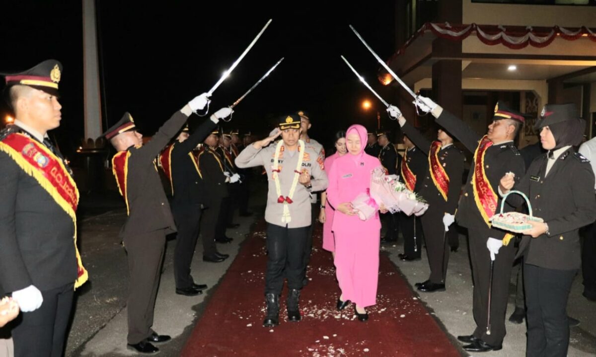 Pelepasan AKBP Benny Prasetya, Kapolres Pringsewu lama di Mapolres setempat, Kamis 1 Agustus 2024, malam | Dok. Humas Polres Pringsewu.