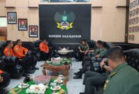 Kegiatan silaturahmi Kepala Kantor SAR Lampung ke Korem 043 Garuda Hitam, Kamis 1 Agustus 2024 | Dok. Kantor SAR Lampung.
