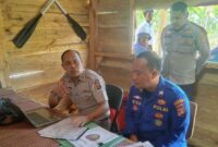 Visitasi Tim Biro Rena Polda Lampung di pos patroli sementara Polairud Polres Tanggamus di Pantai Batu Balai, Limau, Kamis 1 Agustus 2024 | Dok. Polres Tanggamus.