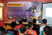 Sosialisasi "Ngopi" bareng SPJI Lampung Barat, Jumat 2 Agustus 2024 | Kamto Winendra/Media Prioritastv.com.