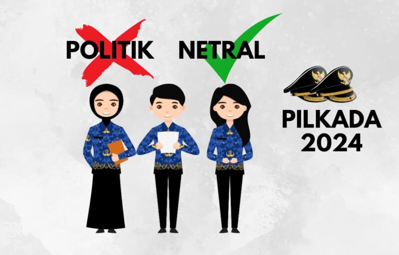 Ilustrasi netralitas ASN.