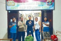 Tersangka Y setelah ditangkap Polsek Abung Semuli, Sabtu 10 Agustus 2024 | Dok. Polres Lampung Utara.