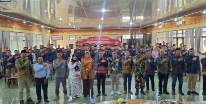 KPU Lampung Barat usai pleno di Aula Kagungan, Sabtu 10 Agustus 2024