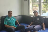 Pertemuan santai Bacalon Wabup Tanggamus, Kurnain dan Nuzul Irsan di Kantor Partai NasDem Tanggamus, Minggu 11 Agustus 2024.