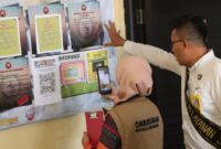 Ombudsman Lampung saat Menilai SKCK Polres Tanggamus.