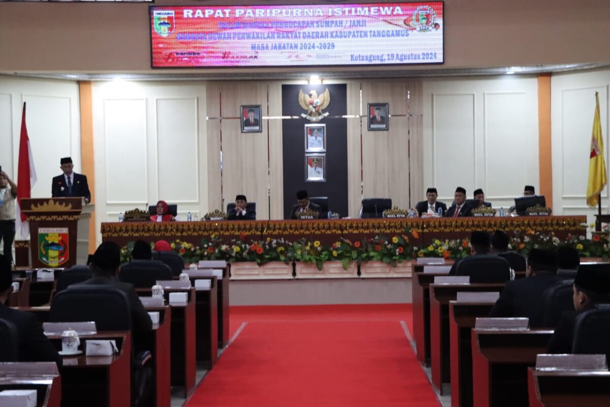 Jelang Pelantikan 45 Anggota DPRD Tanggamus, Senin 19 Agustus 2024.