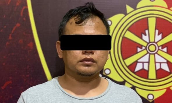 Tersangka MZ setelah diamankan Polres Metro, Senin 19 Agustus 2024 | Dok. Polres Metro.