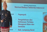 Sidang penetapan warisan budaya tak benda Indonesia di Jakarta dan insert Pj Bupati Lambar Nukman.