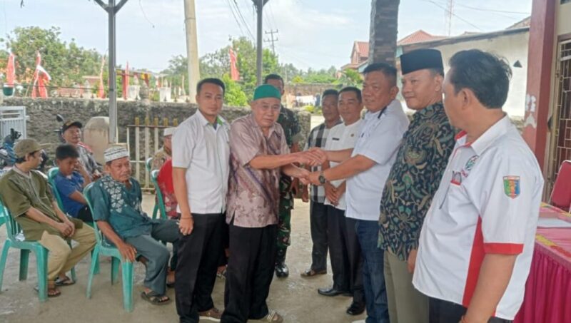 Pembagian BLT-DD tahap III di Pekon Teba, Kota Agung Timur, Tanggamus, Rabu 28 Agustus 2024.