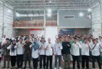 Sosialisasi pemilih pemula di Sanggar Teater Jabal, Pekon Gunung Tiga, Pugung, Tanggamus, Rabu 28 Agustus 2024.