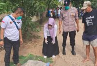 Mayat Lansia di Irigasi Lampung Tengah.