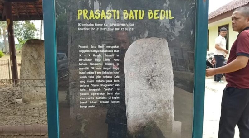 Situs Batu Bedil di Pekon Batu Bedil, Pulau Panggung, Tanggamus, Jumat 30 Agustus 2024 | Herdi/Media Prioritastv.com.