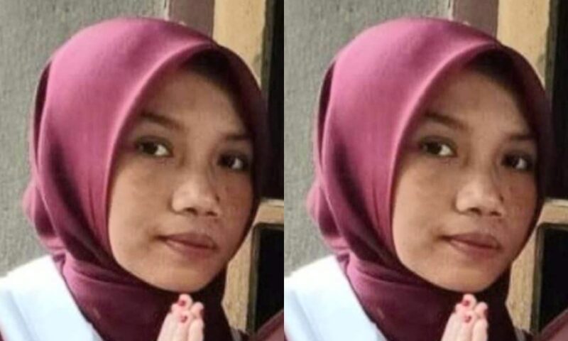 Kolase foto gadis Desa Maringgai, Kecamatan Labuhan Maringgai, Lampung Timur yang dikabarkan hilang.
