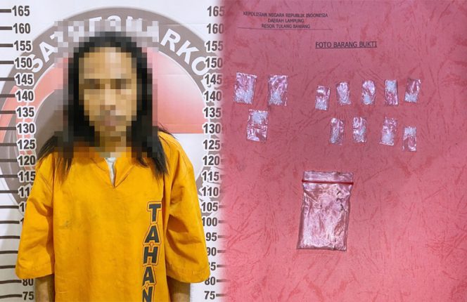 
 Gerebek Rumah di Tulang Bawang, Polisi Ringkus Seorang Pengedar Narkoba