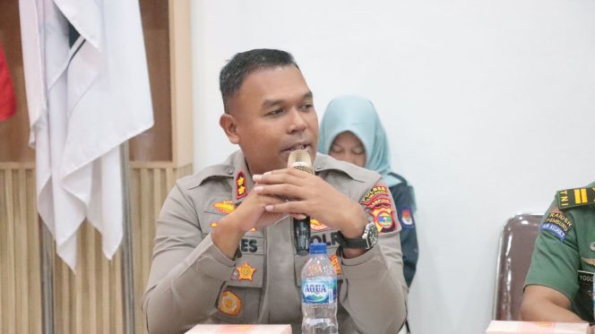 
 Hadiri Rakor Kesiapan Pendaftaran Calon Peserta Pilkada Serentak 2024, AKBP James Sampaikan Pesan Ini