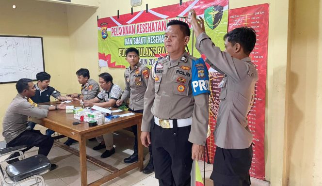 
 Dokkes Polres Tulang Bawang Gelar Yankesling di Polsek Rawa Jitu Selatan dan Sat Polairud, Berikut Hasilnya