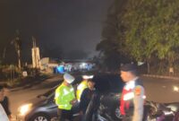 Patroli skala besar Polres Lampung Barat, Minggu 1 September 2024.