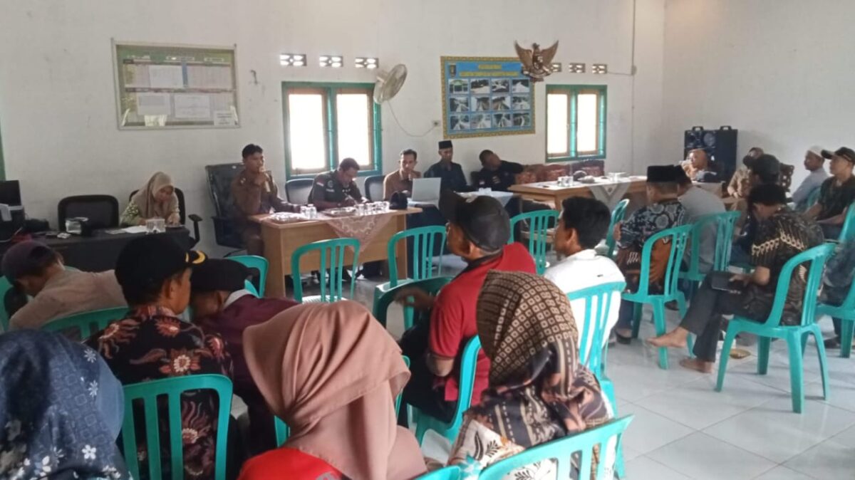 Musdes Penyusunan RKPDes Tahun 2025 di Pekon Banjar Manis, Cukuh Balak Tanggamus, Senin 2 Agustus 2024.