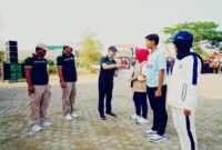 Pelepasan Atlet PON Pringsewu oleh Pj Bupati Marindo Kurniawan, Jumat 6 September 2024.