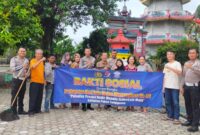 Bhakti sosial religi Sat Lantas Polres Tanggamus, Senin 9 September 2024.