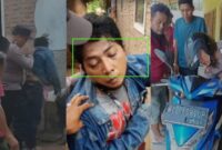 Kolase foto pelaku Curanmor yang berhasil ditangkap Massa di Banjarejo, Banyumas, Pringsewu, Rabu 11 September 2024.