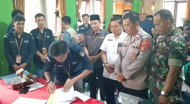 Rapar DPSH Pilkada Tanggamus 2024 tingkat Kecamatan Kota Agung Barat, Rabu 11 September 2024.