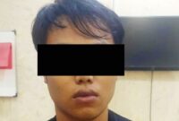 Tersangka persetubuhan terhadap anak dibawah umur yang ditangkap Polres Lampung Tengah, Kamis 12 September 2024.