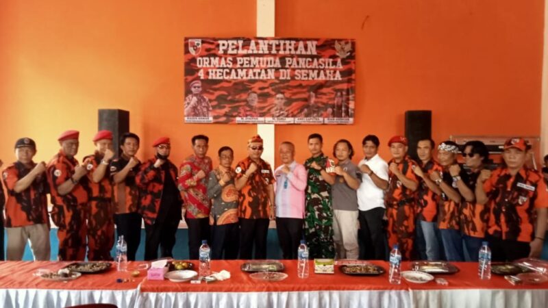 Pelantikan Pimpinan Anak Cabang PP tingkat kecamatan pada Kamis, 11 September 2024. Pelantikan ini berlangsung di Sekretariat MPC-PP Tanggamus, Pekon Sedayu, Kecamatan Semaka, Kamis 12 September 2024.