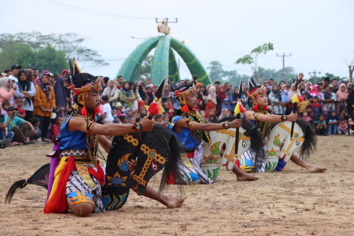 Pembukaan Festival Kuda Kepang di Polres Pringsewu, Kamis 12 September 2024.