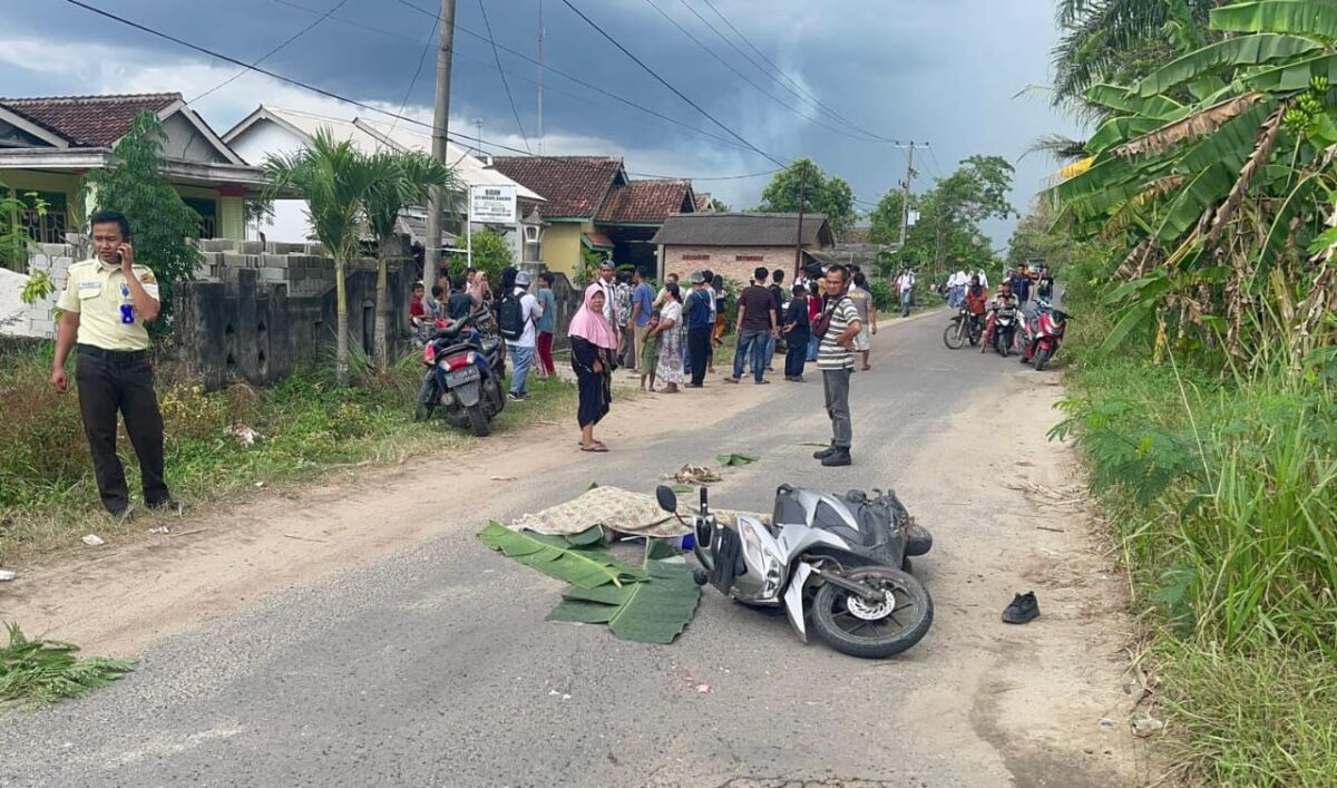 Kondisi paska kecelakaan pelajar SMA Bunga Mayang, Lampung Utara, Selasa 10 September 2024.