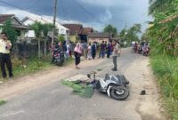 Kondisi paska kecelakaan pelajar SMA Bunga Mayang, Lampung Utara, Selasa 10 September 2024.