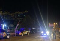 Patroli dan penjagaan Polres Tanggamus di Siring Betik, Wonosobo, Sabtu 14 September 2024, malam | Dok. Polres Tanggamus.