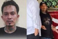 Trimo, tersangka pencabulan terhadap anak tiri yang ditangkap Polres Lampung Selatan.