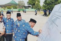 Penandatangan Ikrar Netralitas Pilkada 2024 oleh ASN Pringsewu, Selasa 17 September 2024.