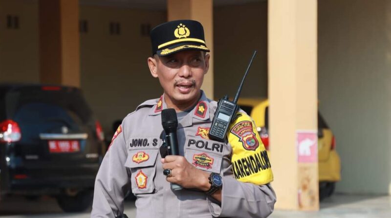 Almarhum Kompol Suharjono semasa hidup menjabat sebagai Kabag Ops Polres Lampung Utara.