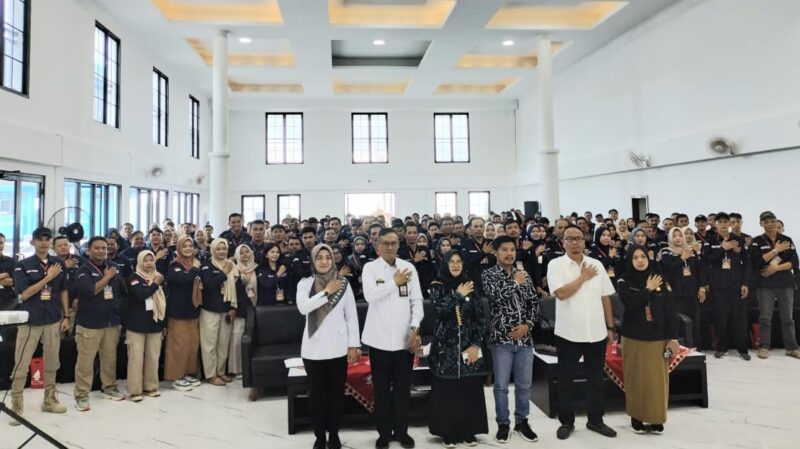 Pelaksanaan pembekalan PPS Pilkada 2024 di Kabupaten Tanggamus di Hotel Royal Gisting, Rabu 18 September 2024 | Herdi/Media Prioritastv.com.