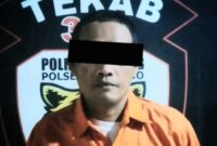 Tersangka RHD saat diamankan di Polsek Trimurjo, Lampung Tengah, Jumat 20 September 2024.