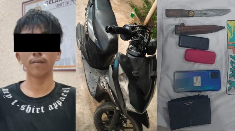 Tersangka dan barang bukti yang berhasil diamankan polisi, Sabtu 21 September 2024.