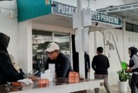 Pj Gubernur Lampung Samsudin saat mengunjungi Dekrafe Pringsewu, Sabtu 21 September 2024.