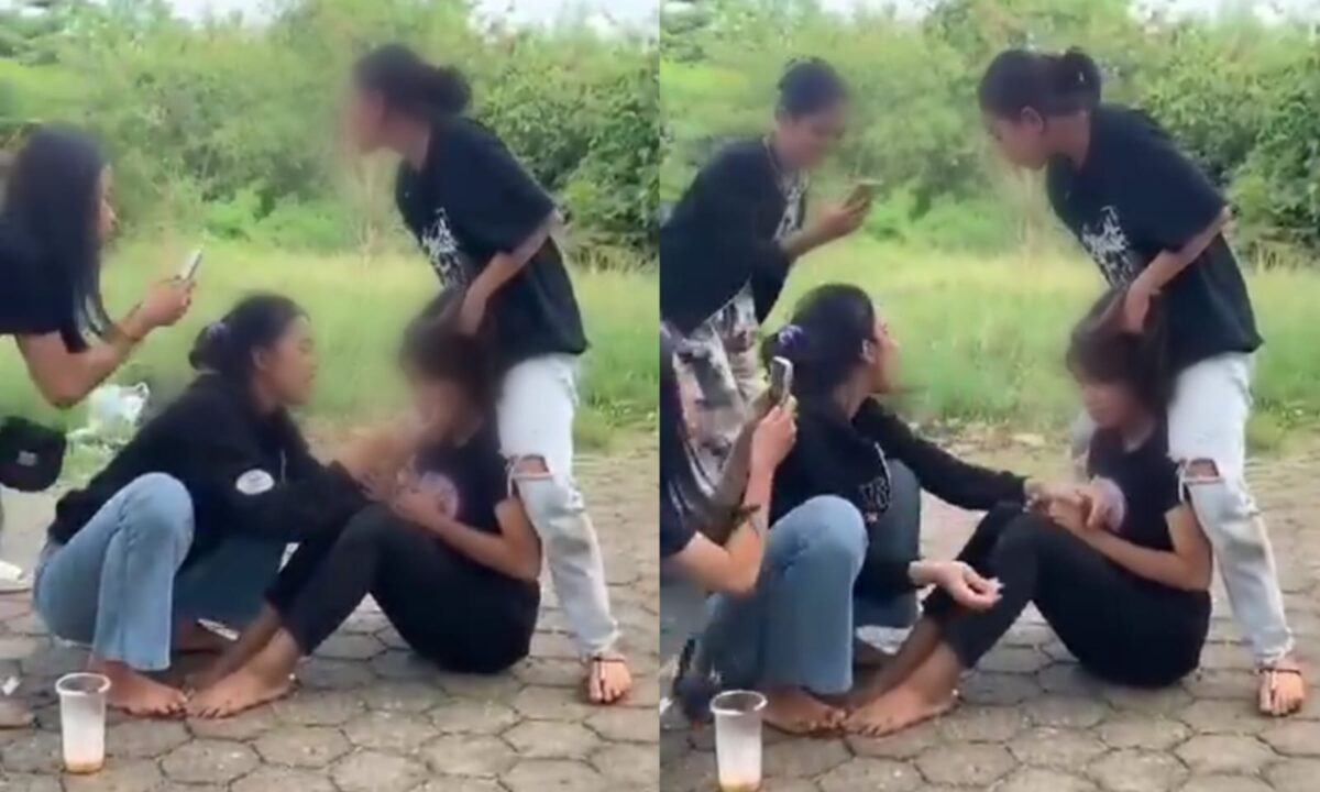 Videl kasus perudungan di jambi yang beredar di media sosial.