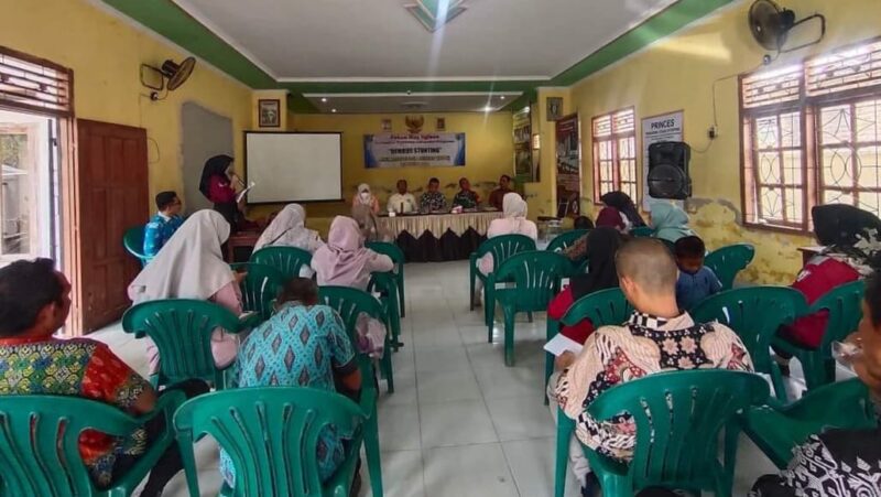 Pengawasan Stunting dan Ibu Hamil di Way Ngison, Pagelaran, Pringsewu, Minggu 22 September 2024.