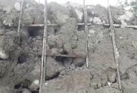 Terlihat kualitas proyek Bendung Cekdam di Kali Banding, BNS, Tanggamus tak sesuai spektek, Minggu 29 September 2024 | Edi Hidayat/Media Prioritastv.com.
